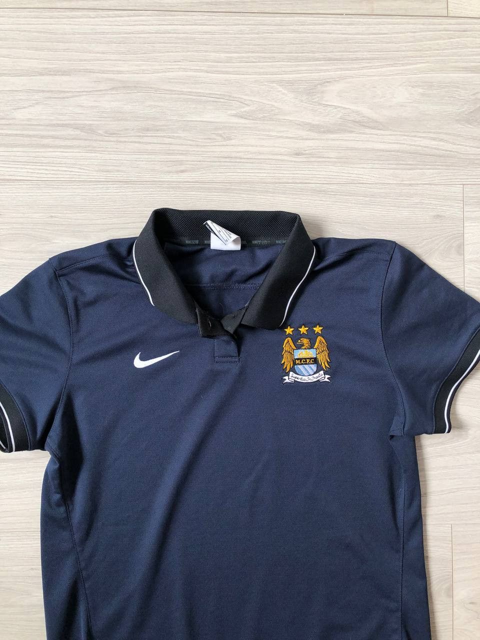 Vintage Nike Manchester City Football Soccer Shirt Jersey Women Size ONE SIZE - 2 Thumbnail