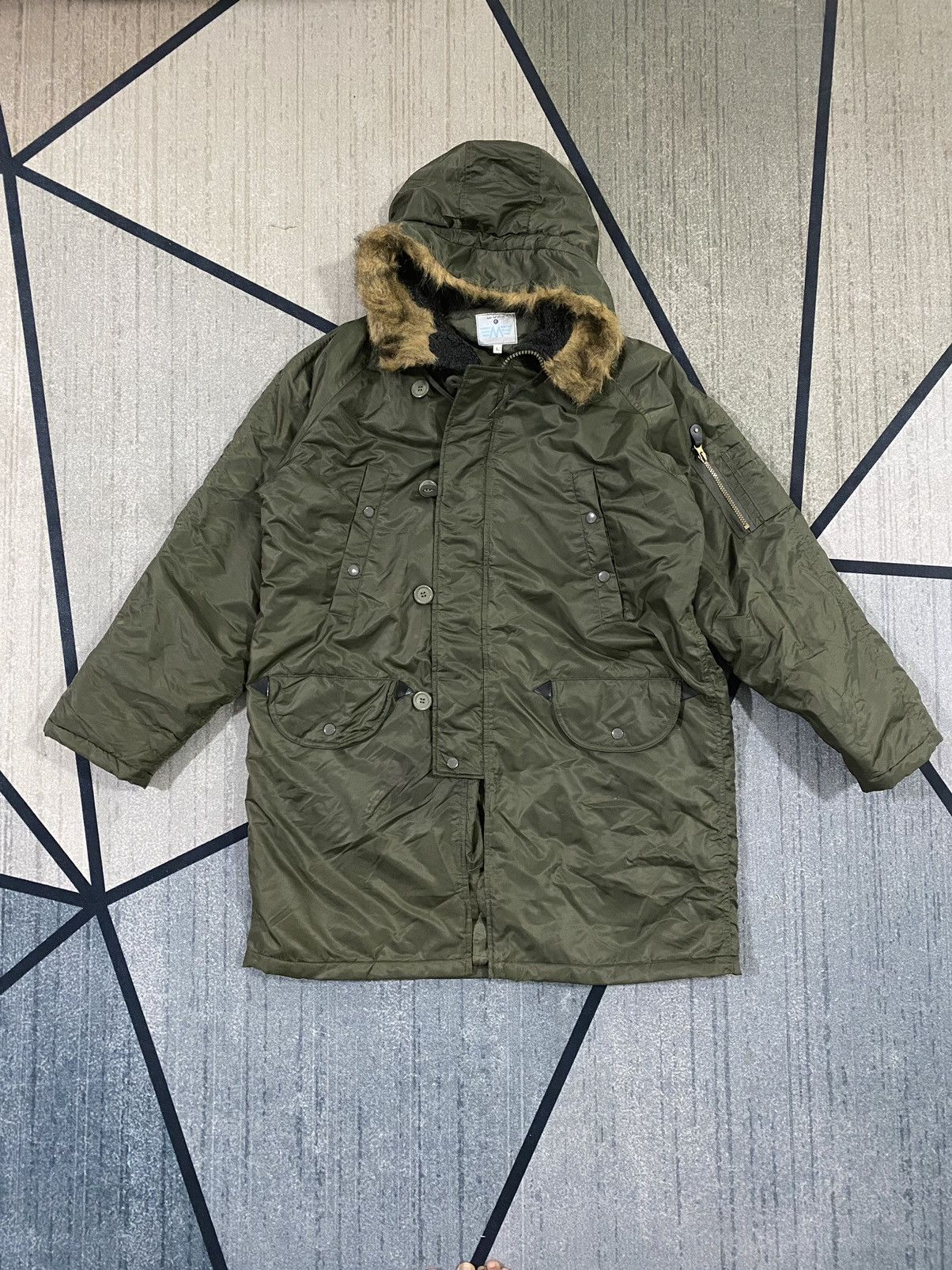 Us Army Air Forces Type B-9 Flight Down Parka Large