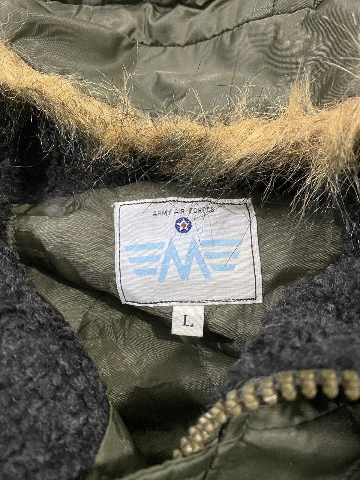 Other Us Army Air Forces Type B-9 Flight Down Parka Large Size US L / EU 52-54 / 3 - 14 Thumbnail