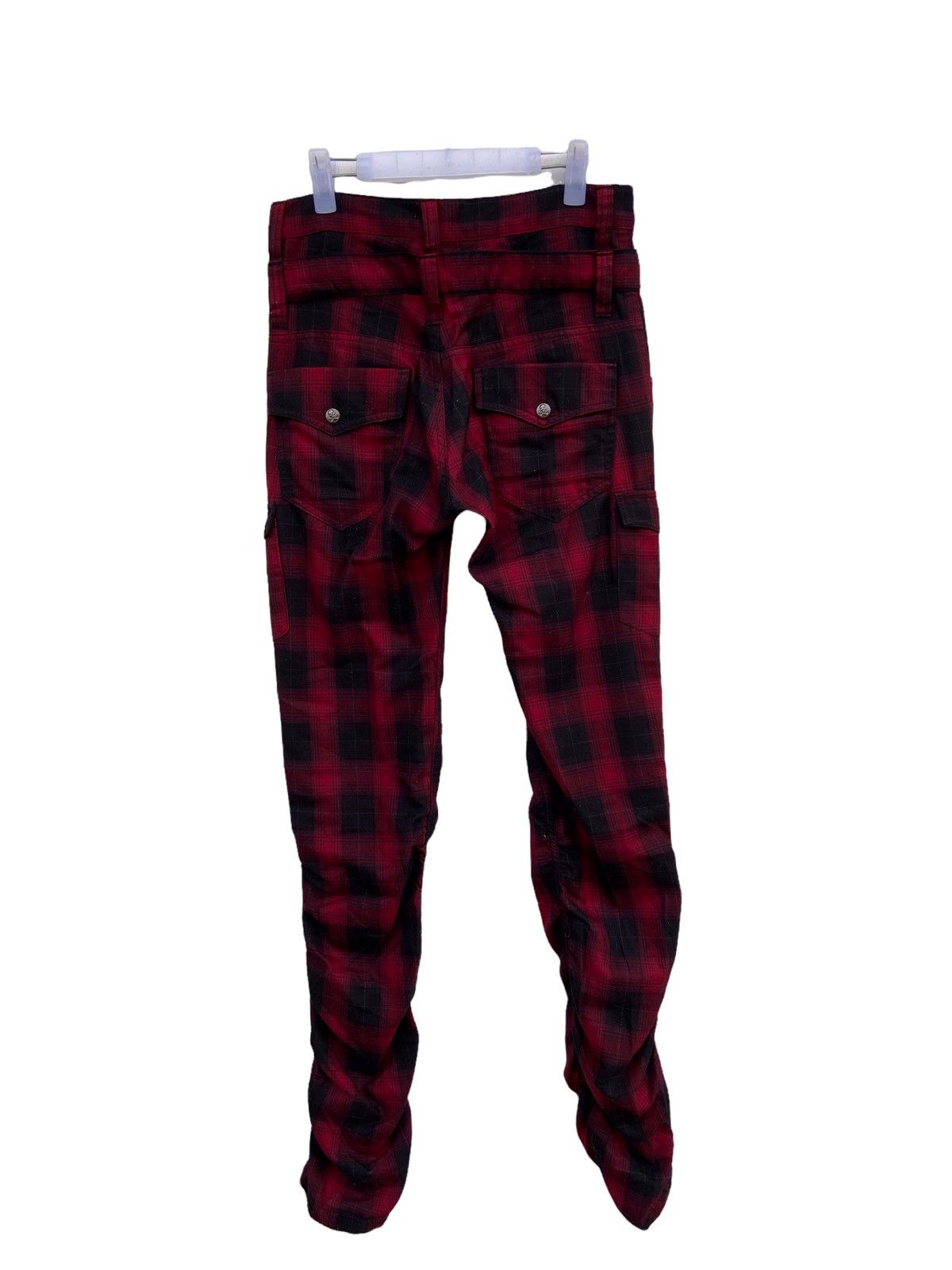 Japanese Brand RARE!! DOUBLE FOCUS SHADOW PLAID PANT Size US 30 / EU 46 - 1 Thumbnail