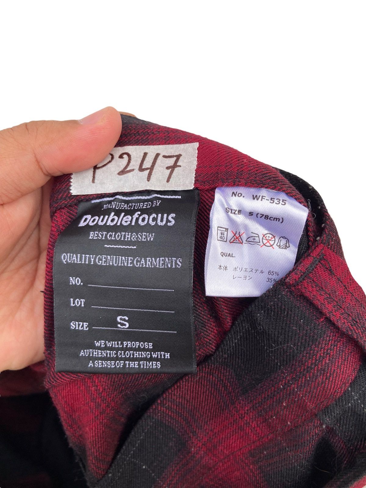 Japanese Brand RARE!! DOUBLE FOCUS SHADOW PLAID PANT Size US 30 / EU 46 - 8 Thumbnail