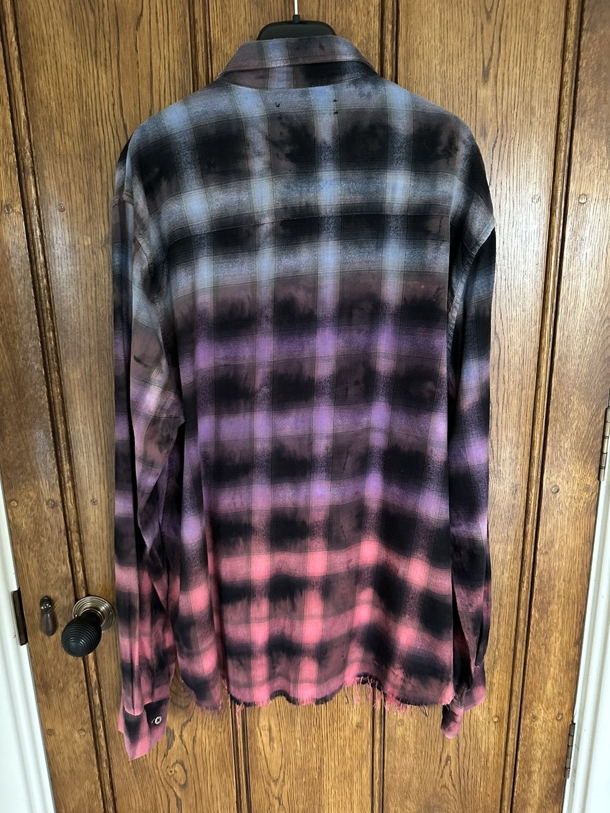 Amiri Amiri 😍 gradient flannel blue purple pink Size L Grail Size US L / EU 52-54 / 3 - 21 Thumbnail