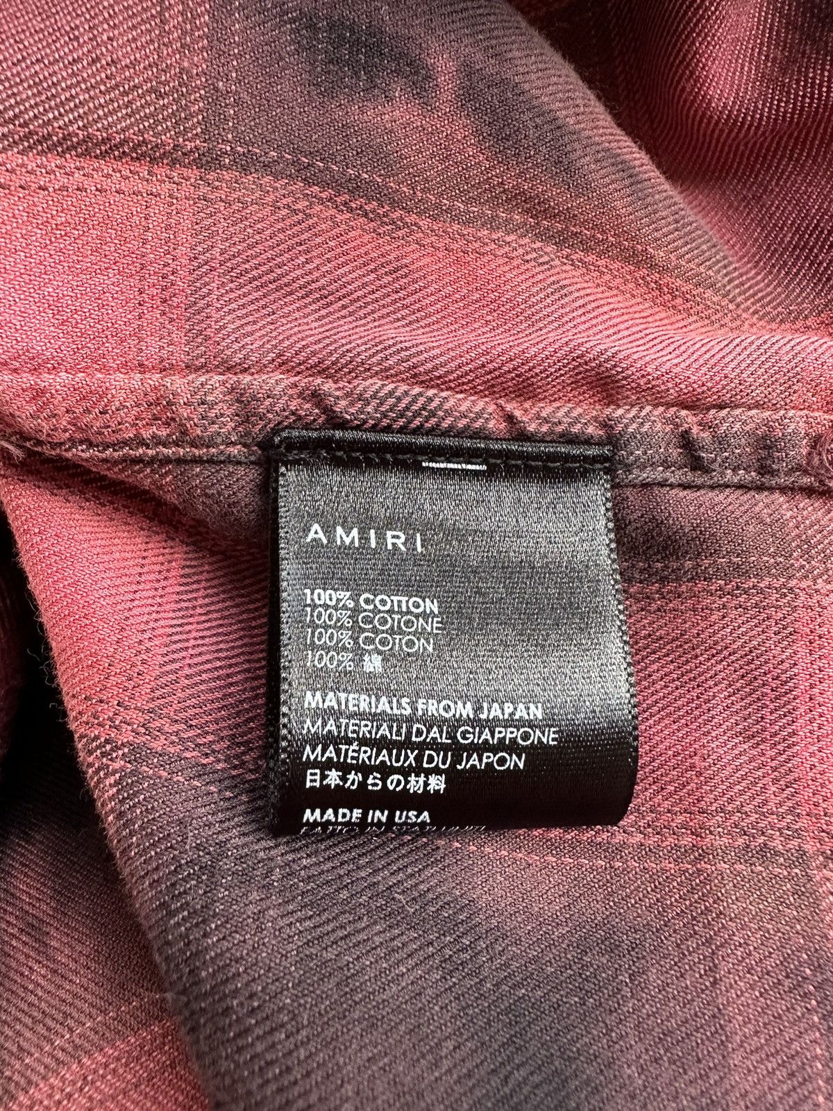 Amiri Amiri 😍 gradient flannel blue purple pink Size L Grail Size US L / EU 52-54 / 3 - 13 Thumbnail