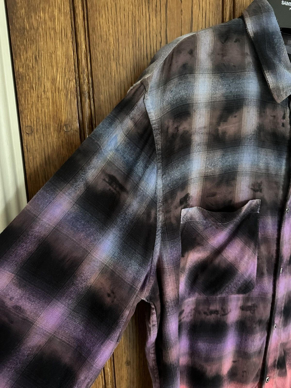 Amiri Amiri 😍 gradient flannel blue purple pink Size L Grail Size US L / EU 52-54 / 3 - 20 Thumbnail