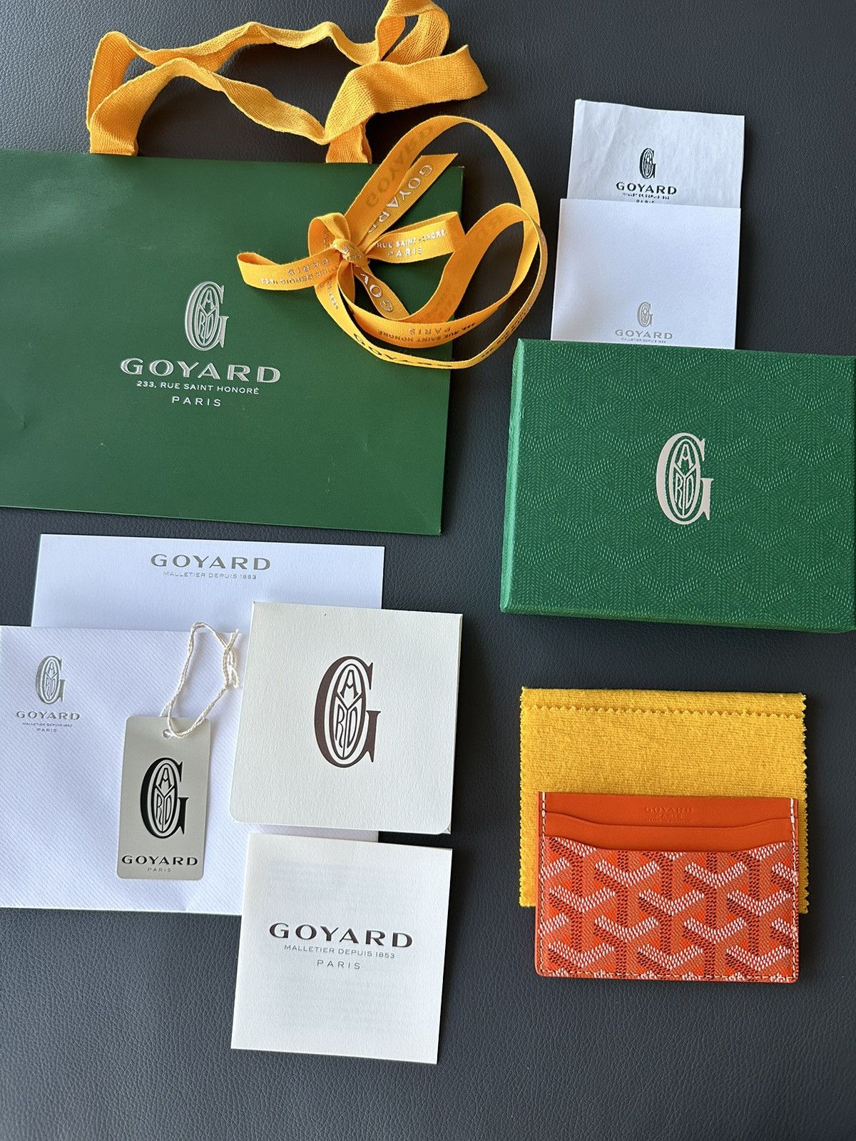 Goyard Brand New Rare Classic Goyard Card Holder Wallet Limited Size ONE SIZE - 14 Thumbnail