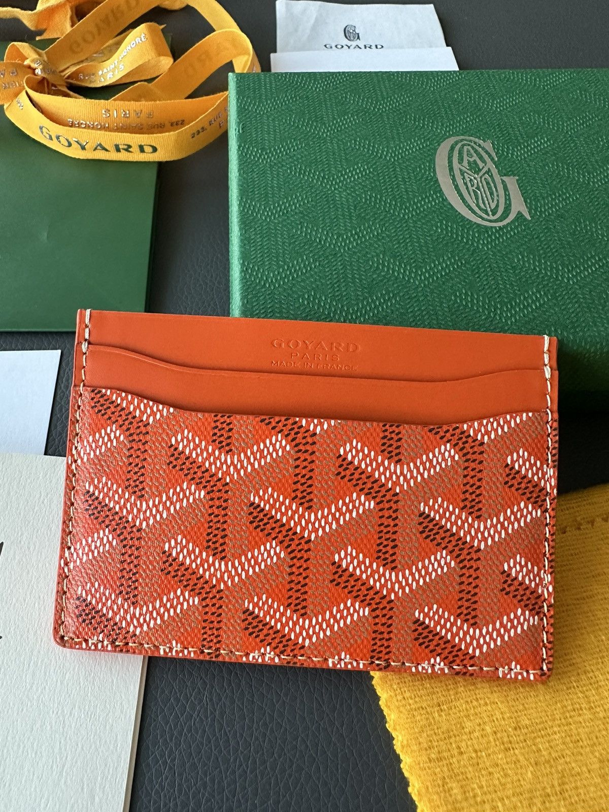 Goyard Brand New Rare Classic Goyard Card Holder Wallet Limited Size ONE SIZE - 24 Thumbnail