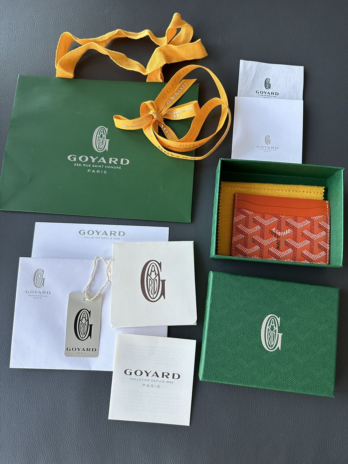 Goyard Brand New Rare Classic Goyard Card Holder Wallet Limited Size ONE SIZE - 3 Thumbnail