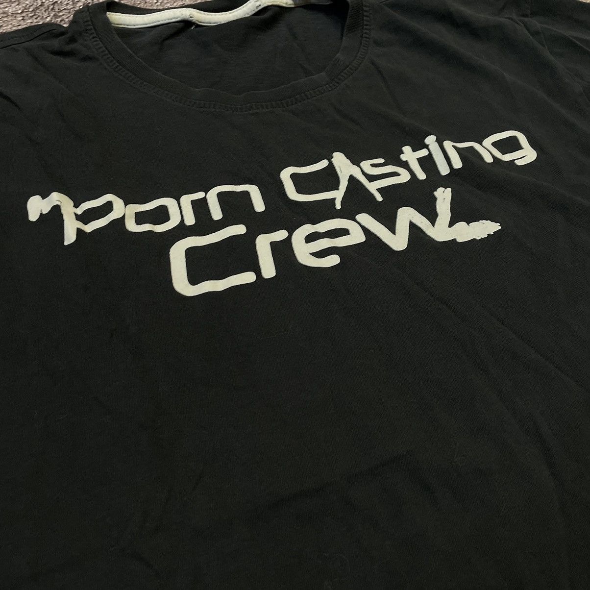 Vintage Vintage Y2K Porn Casting Crew Graphic Tee Streetwear Boxy L Size US L / EU 52-54 / 3 - 6 Thumbnail