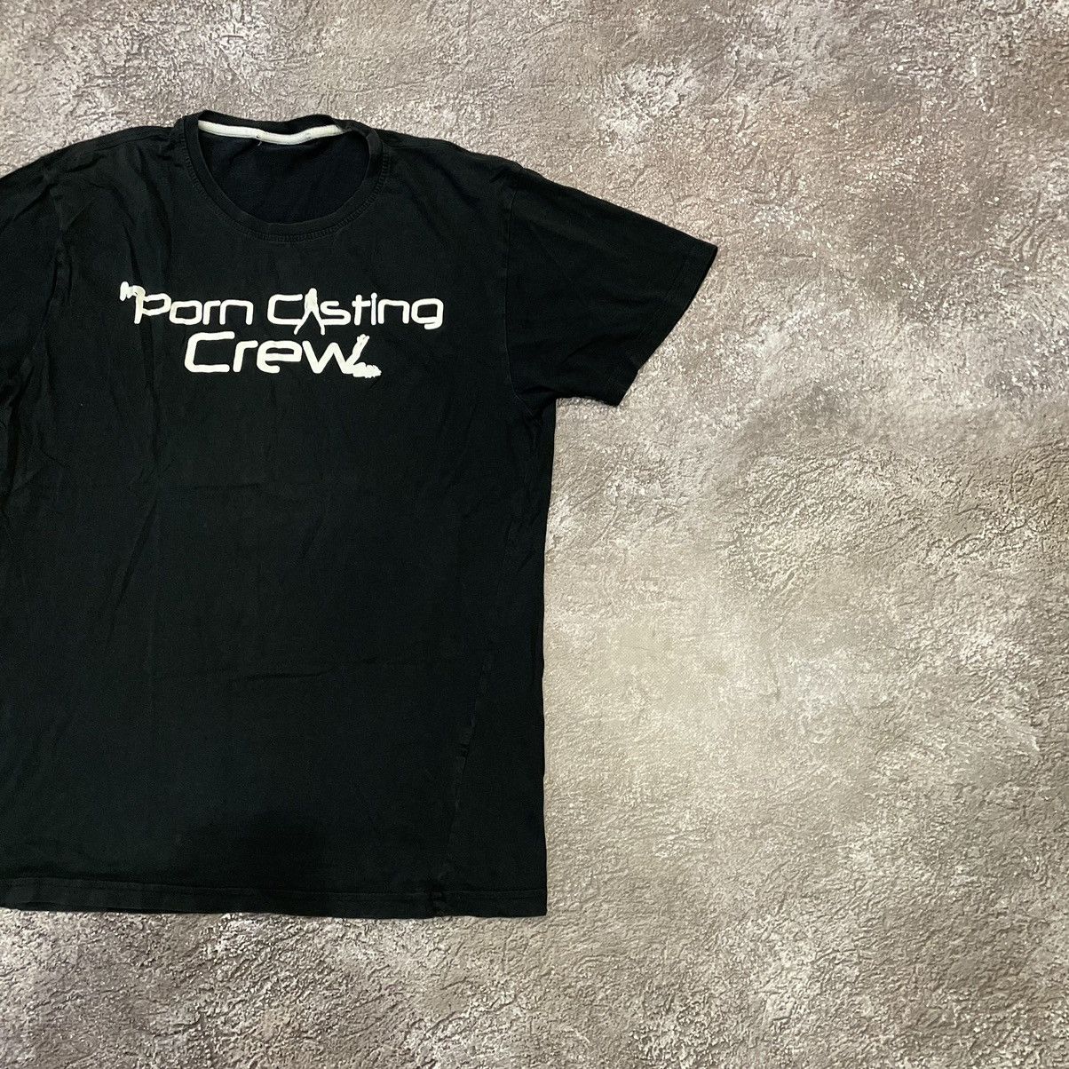 Vintage Vintage Y2K Porn Casting Crew Graphic Tee Streetwear Boxy L Size US L / EU 52-54 / 3 - 3 Thumbnail