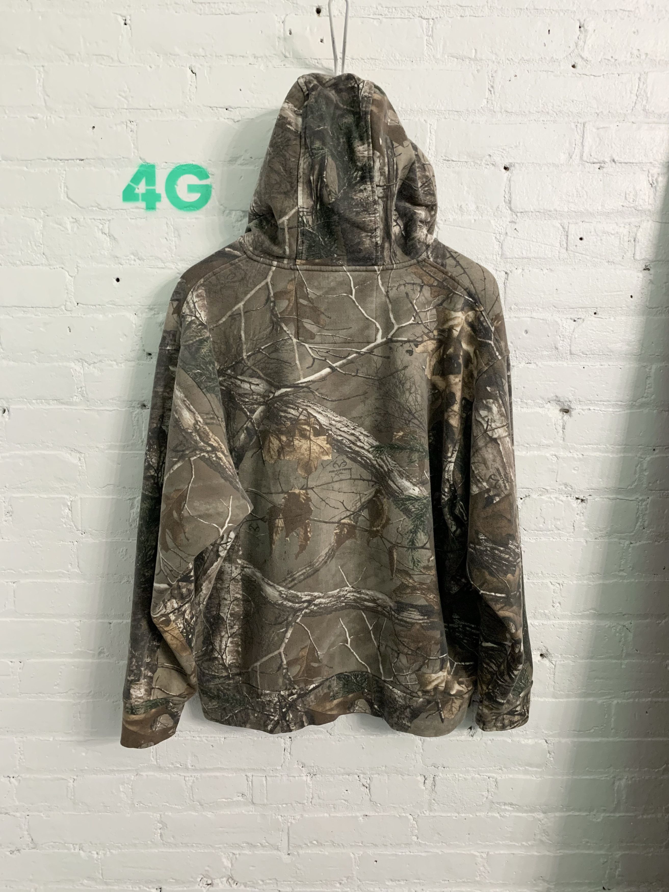 Vintage Vintage thrashed Autumn Camo Print hoodie Sz L Size US L / EU 52-54 / 3 - 2 Thumbnail