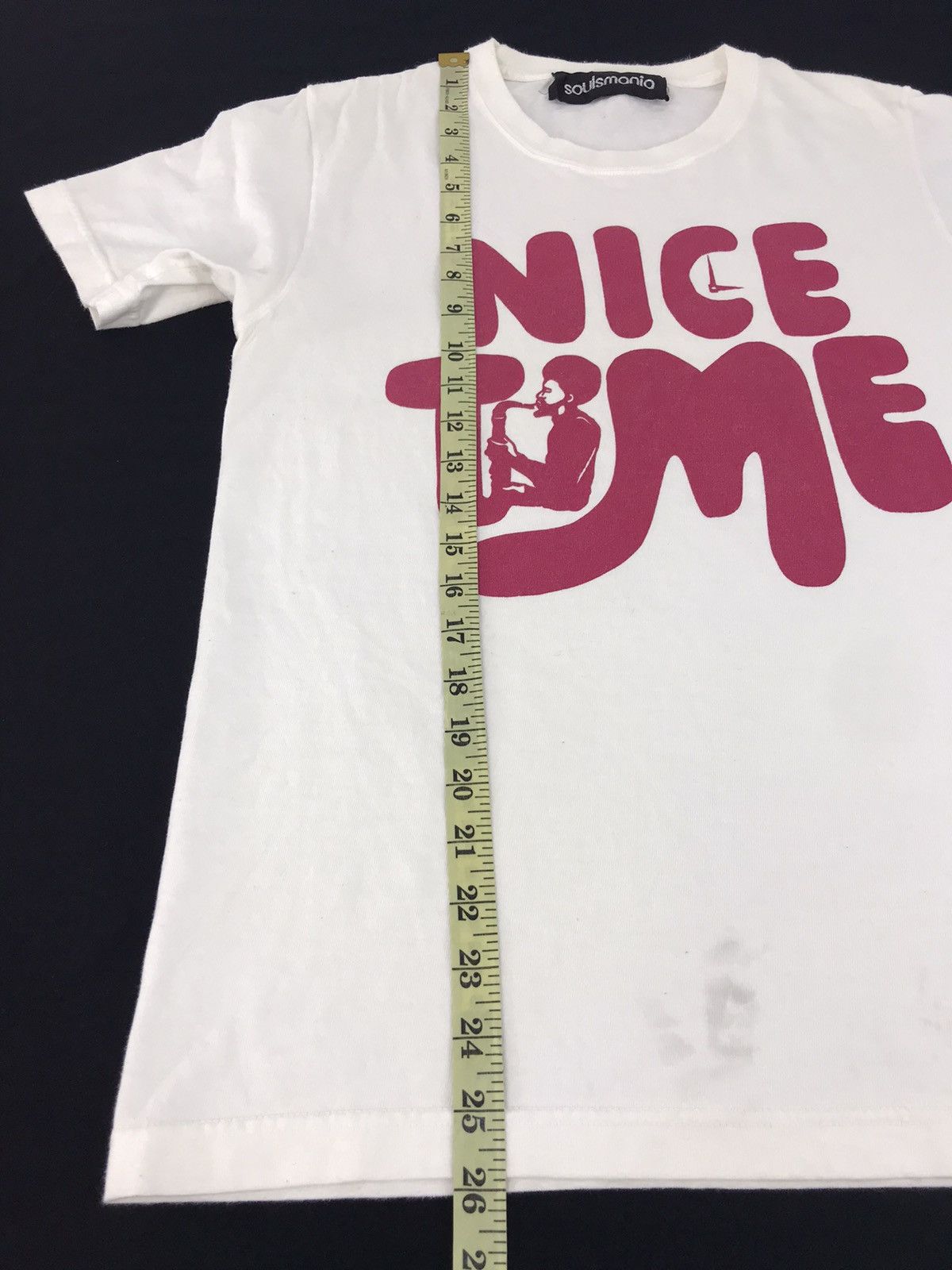 Japanese Brand × Vintage Vintage Soul Mania Nice Time Daily Lifestyle Tee Spell Out Size US S / EU 44-46 / 1 - 7 Thumbnail