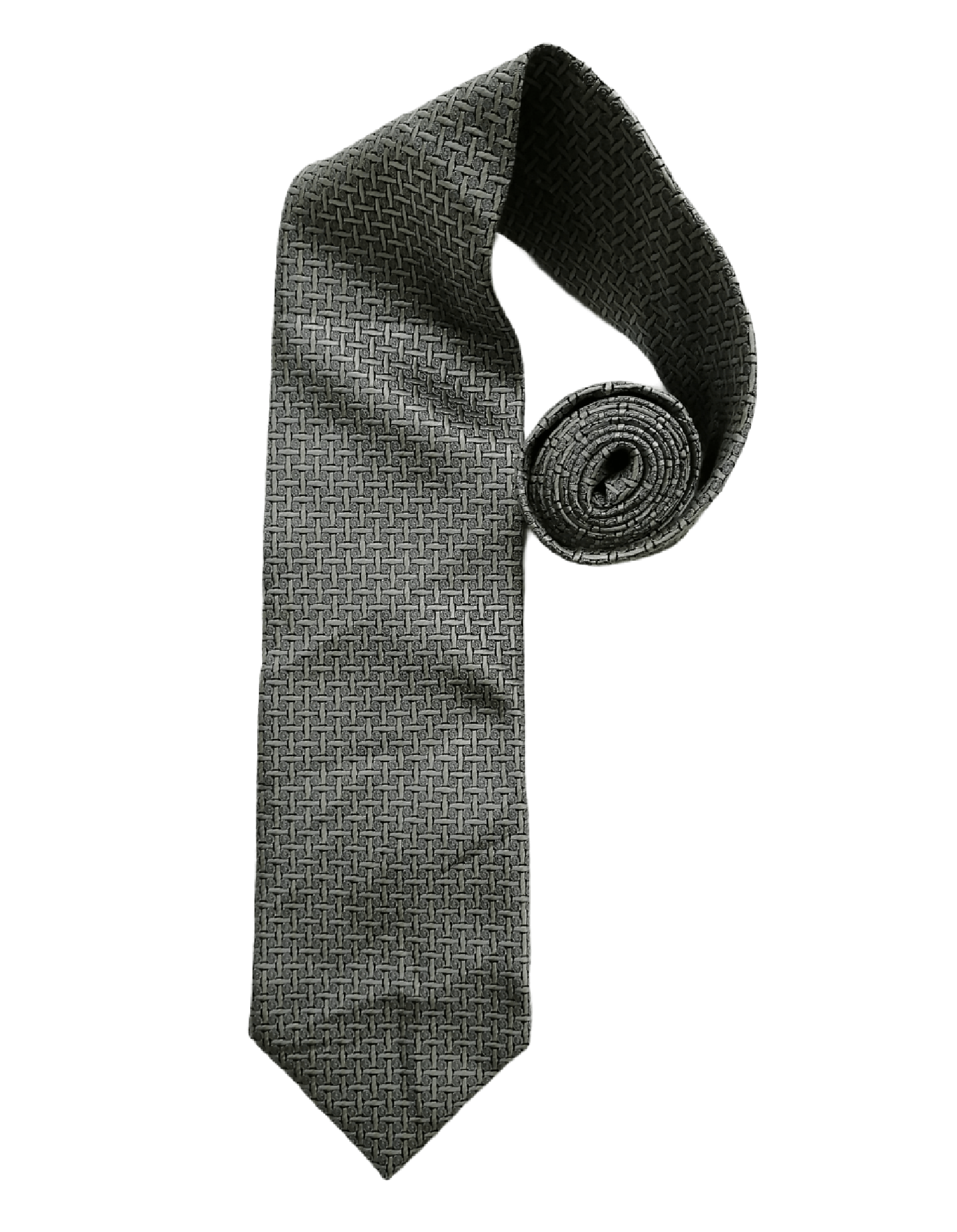 Pre-owned Issey Miyake X Vintage Im Producy By Issey Miyake Tie In Silver