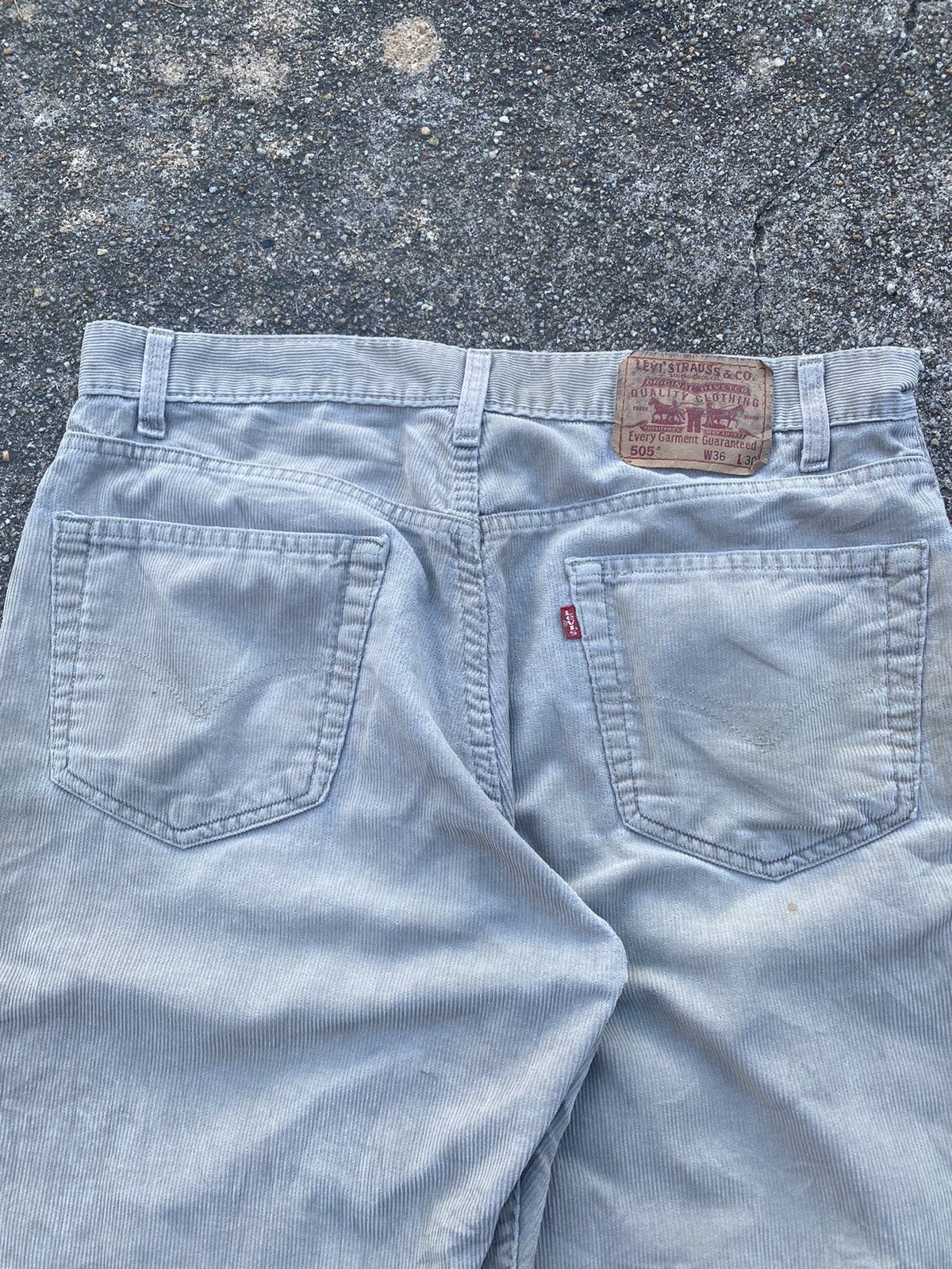 Levi's Vintage Distressed Levis 505 Corduroy Pants Size US 34 / EU 50 - 5 Thumbnail