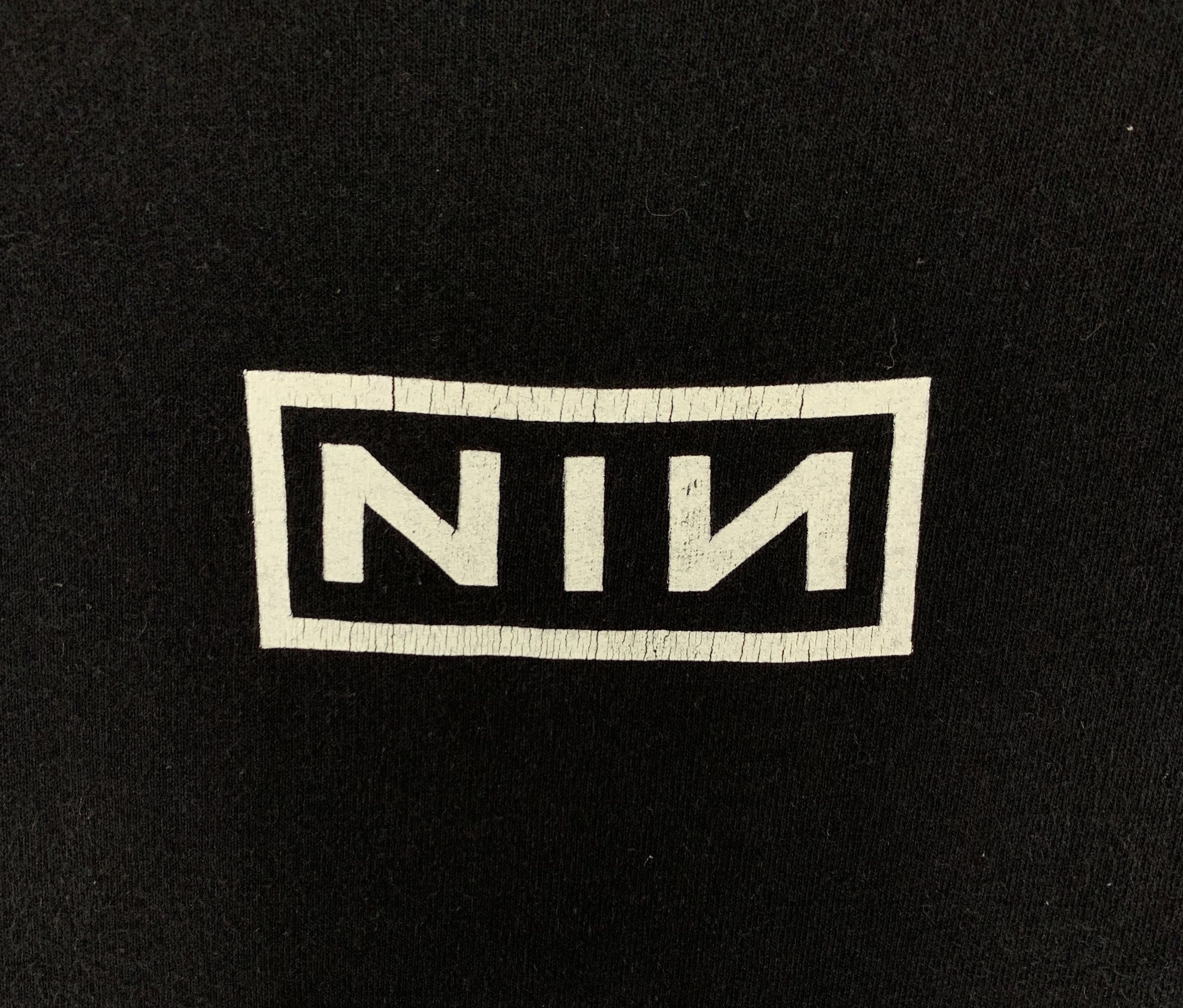 Band Tees × Vintage Nine inch nails NIN spellout bogo vtg 90s tee Size US S / EU 44-46 / 1 - 3 Thumbnail