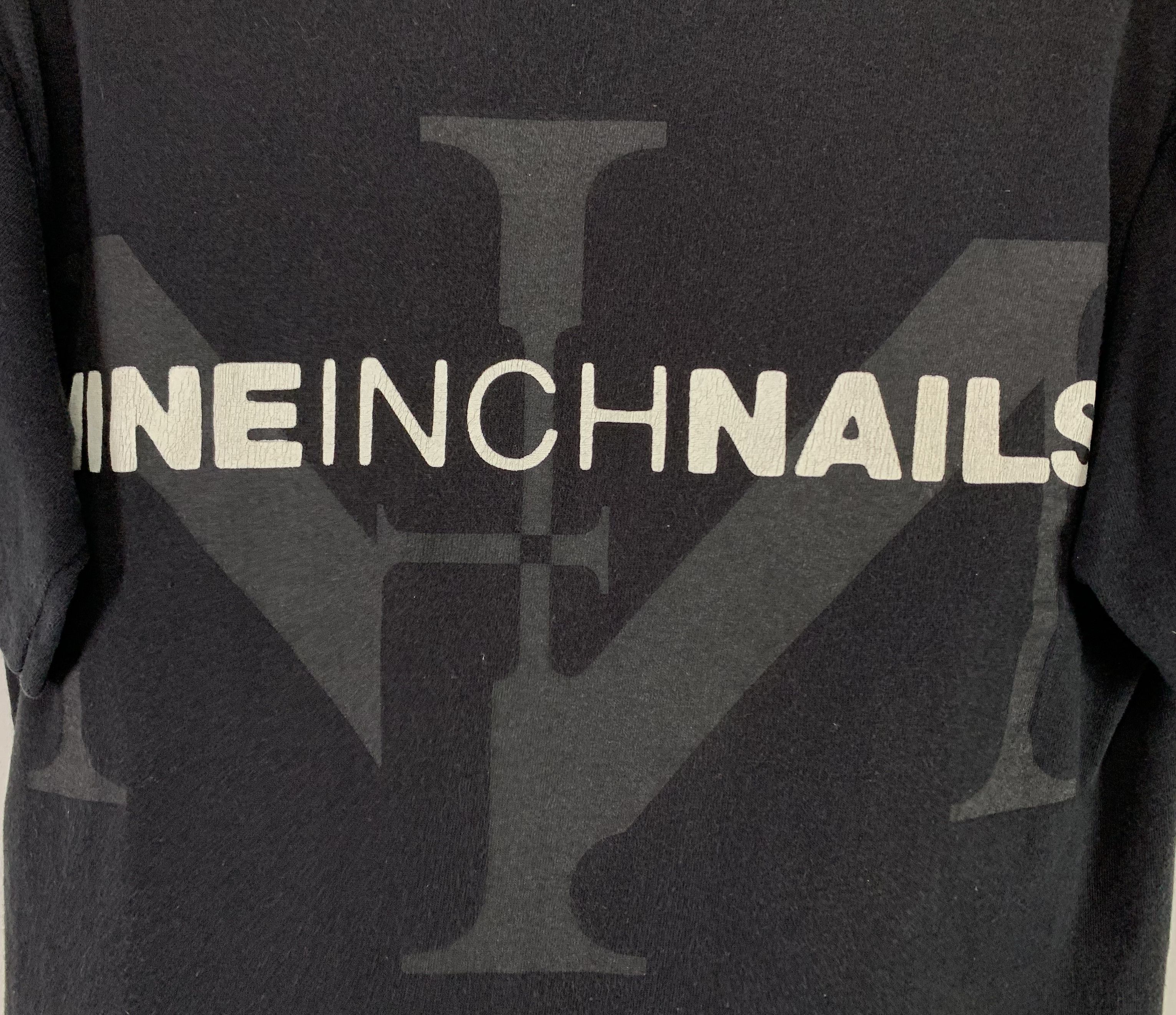 Band Tees × Vintage Nine inch nails NIN spellout bogo vtg 90s tee Size US S / EU 44-46 / 1 - 6 Thumbnail
