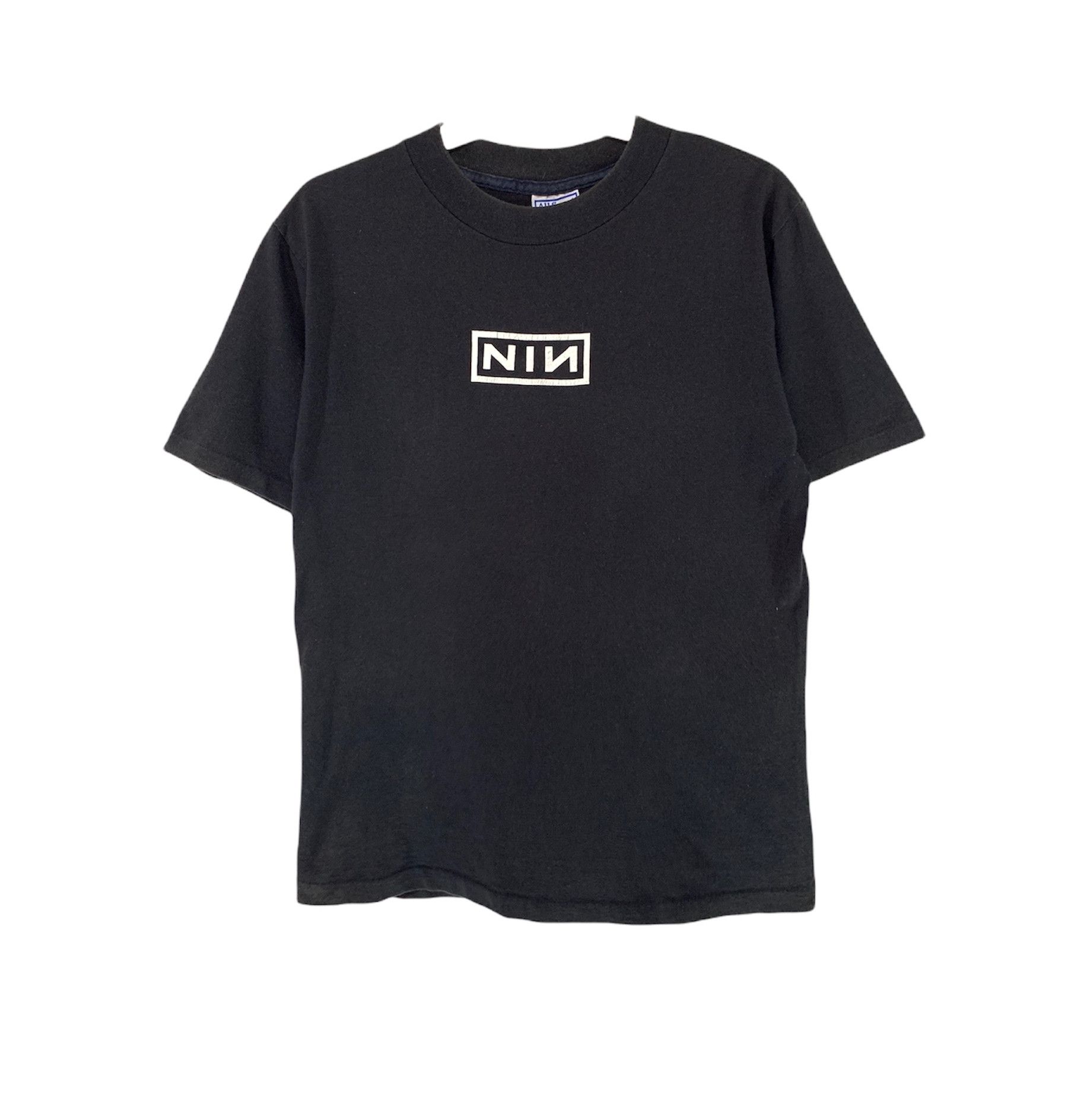 Band Tees × Vintage Nine inch nails NIN spellout bogo vtg 90s tee Size US S / EU 44-46 / 1 - 2 Thumbnail