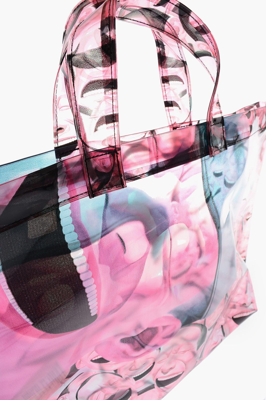 Comme des Garcons SHIRT PLASTIC YUE MINJUN TOTE BAG IN MULTICOLOR Size ONE SIZE - 2 Thumbnail