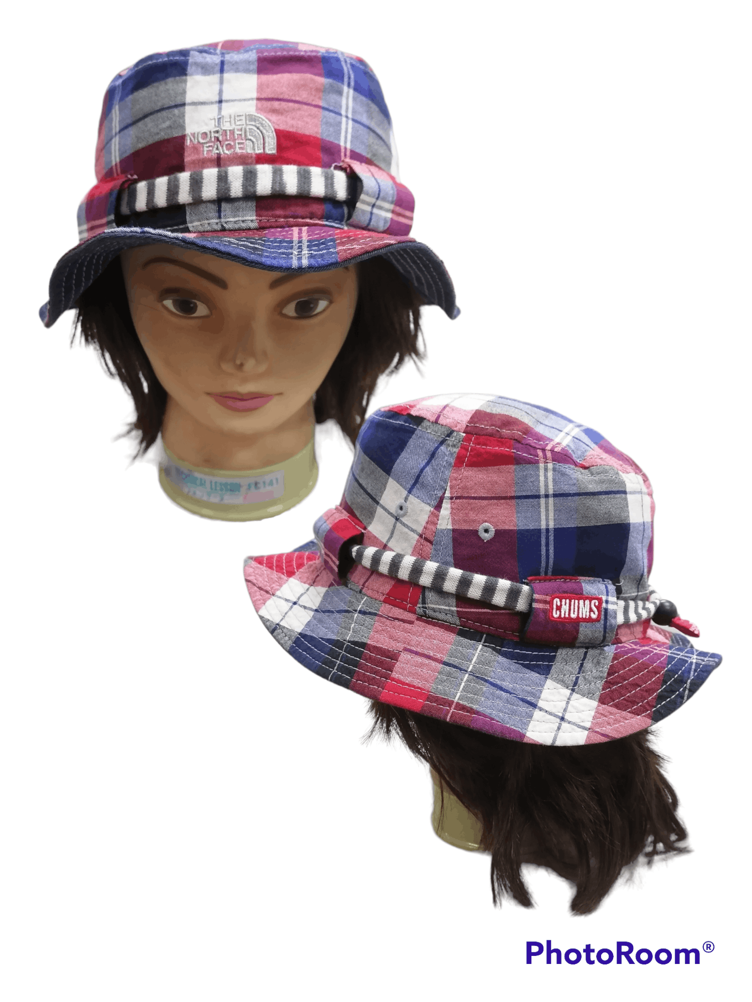 image of The North Face X Chums Tartan Plaid Bucket Hats, Men's