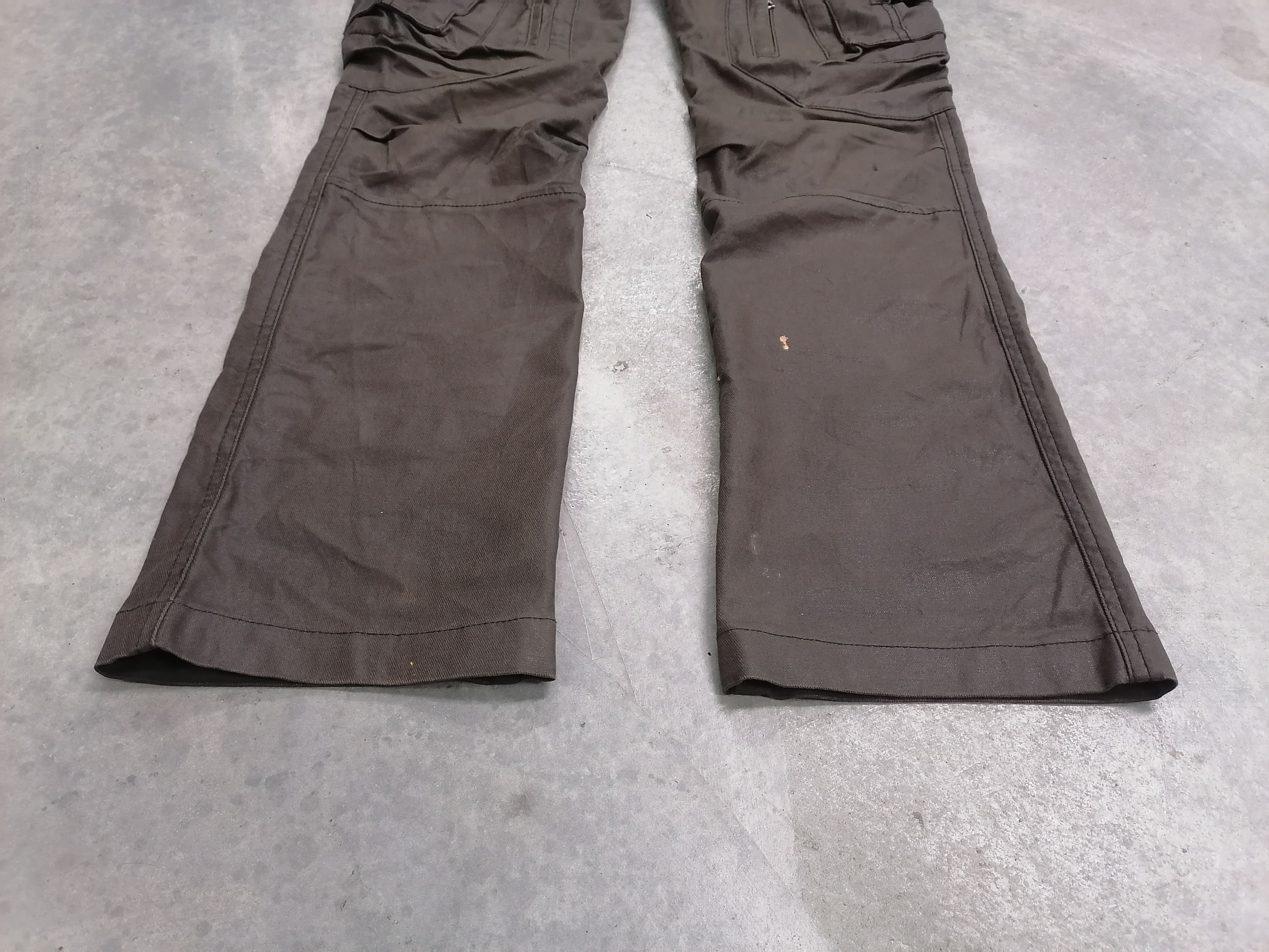Tornado Mart Tornado Mart Japan Utility Cargo Waxed Flare Pants Size US 30 / EU 46 - 3 Thumbnail