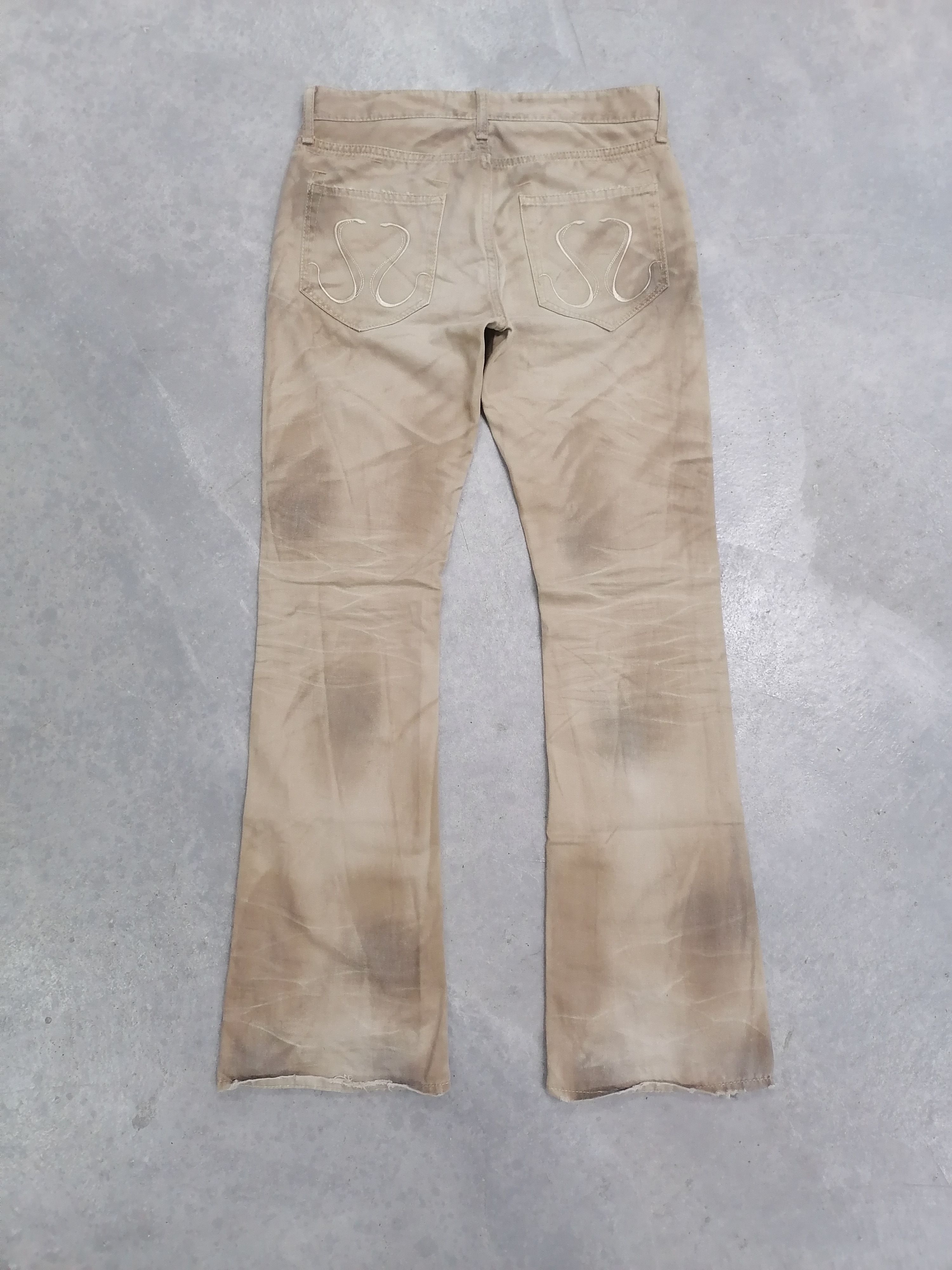 CIVARIZE Made In Japan Flare Civarize Smoke Distressed Pants Size US 30 / EU 46 - 8 Thumbnail