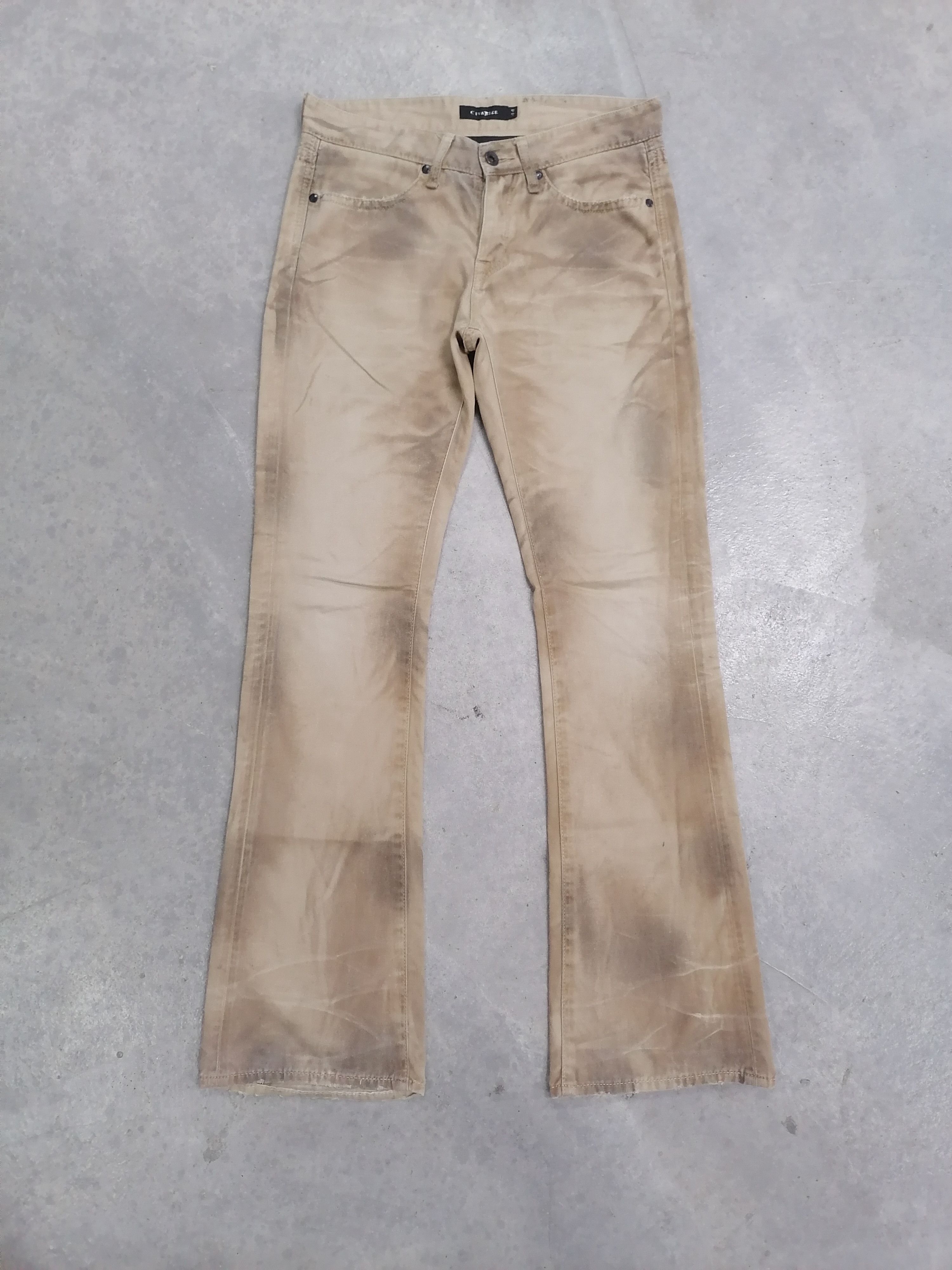 CIVARIZE Made In Japan Flare Civarize Smoke Distressed Pants Size US 30 / EU 46 - 2 Thumbnail