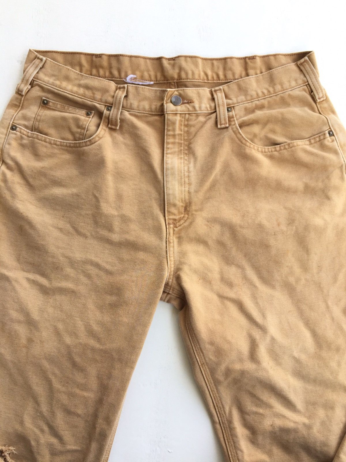 Carhartt × Vintage Baggy Jeans Vintage Carhartt Size US 35 - 4 Thumbnail