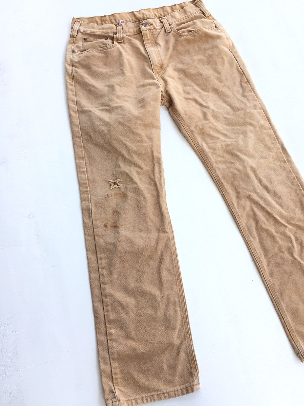 Carhartt × Vintage Baggy Jeans Vintage Carhartt Size US 35 - 2 Thumbnail