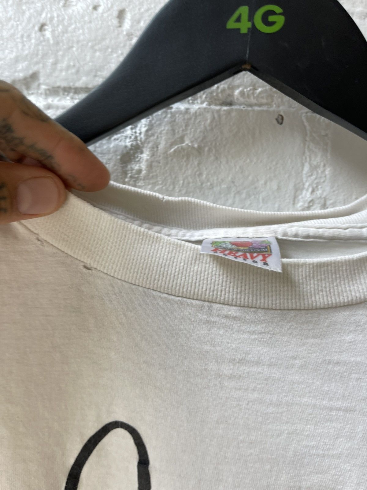 Vintage Vintage 90s THRASHED FUCK SHIRT 4Gseller Size US XL / EU 56 / 4 - 5 Thumbnail