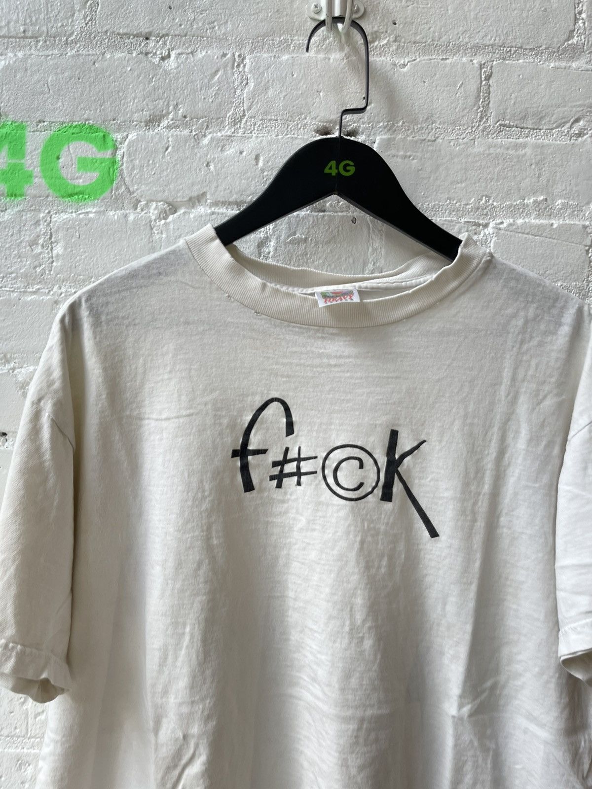 Vintage Vintage 90s THRASHED FUCK SHIRT 4Gseller Size US XL / EU 56 / 4 - 2 Thumbnail