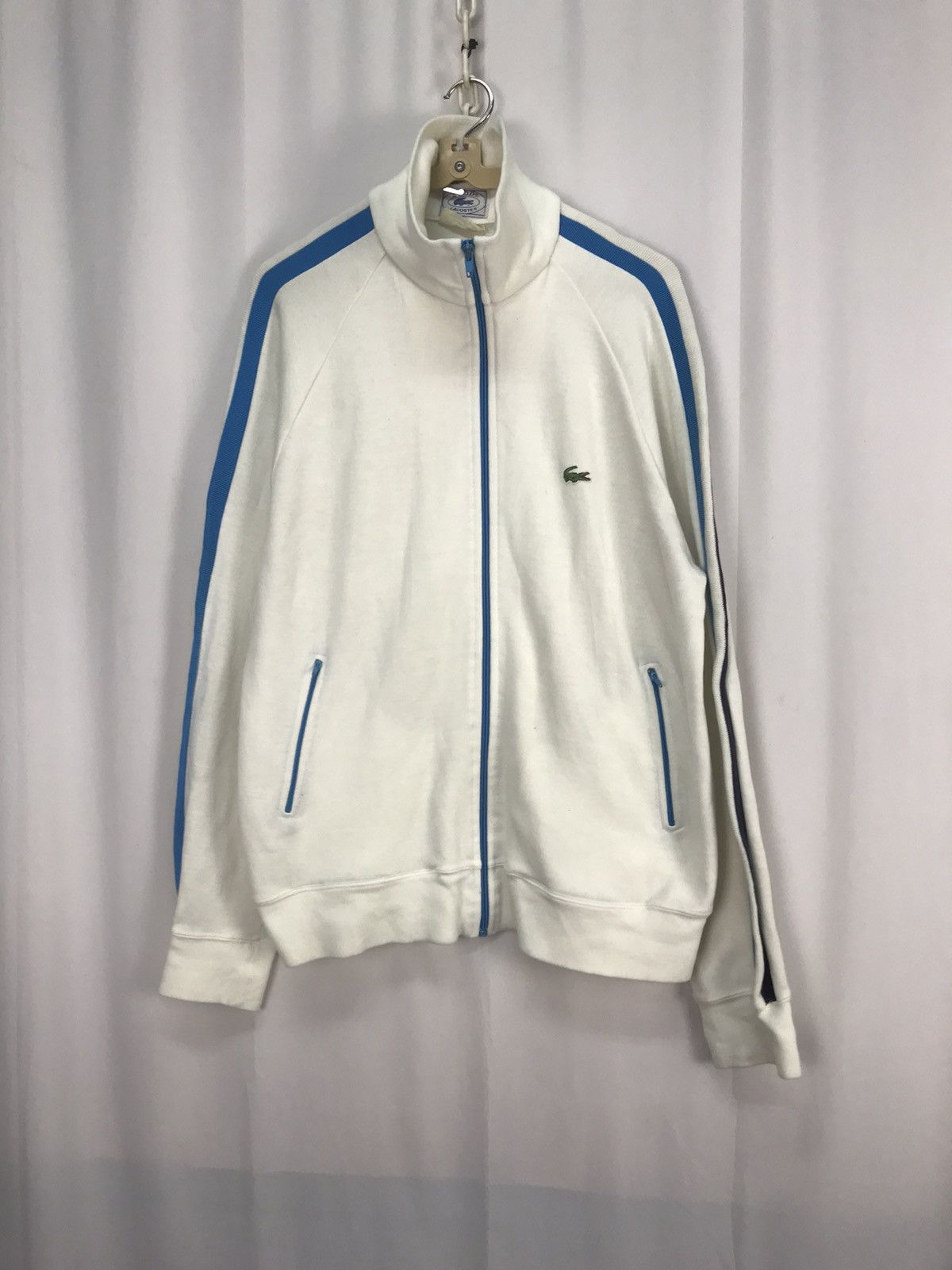 Izod × Lacoste × Vintage Vintage Izod Lacoste small embroidered logo zipper sweater Size US L / EU 52-54 / 3 - 6 Thumbnail