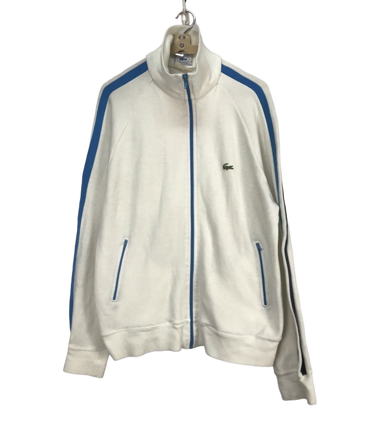 Izod × Lacoste × Vintage Vintage Izod Lacoste small embroidered logo zipper sweater Size US L / EU 52-54 / 3 - 1 Thumbnail
