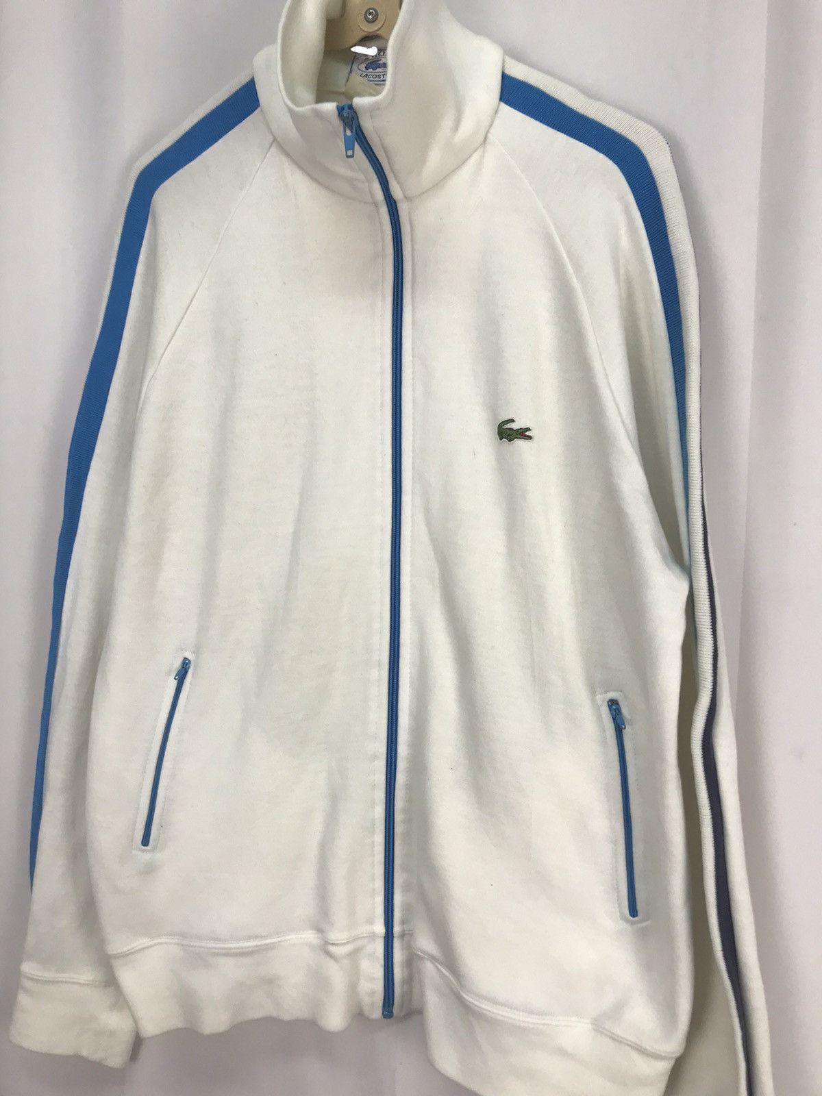 Izod × Lacoste × Vintage Vintage Izod Lacoste small embroidered logo zipper sweater Size US L / EU 52-54 / 3 - 4 Thumbnail
