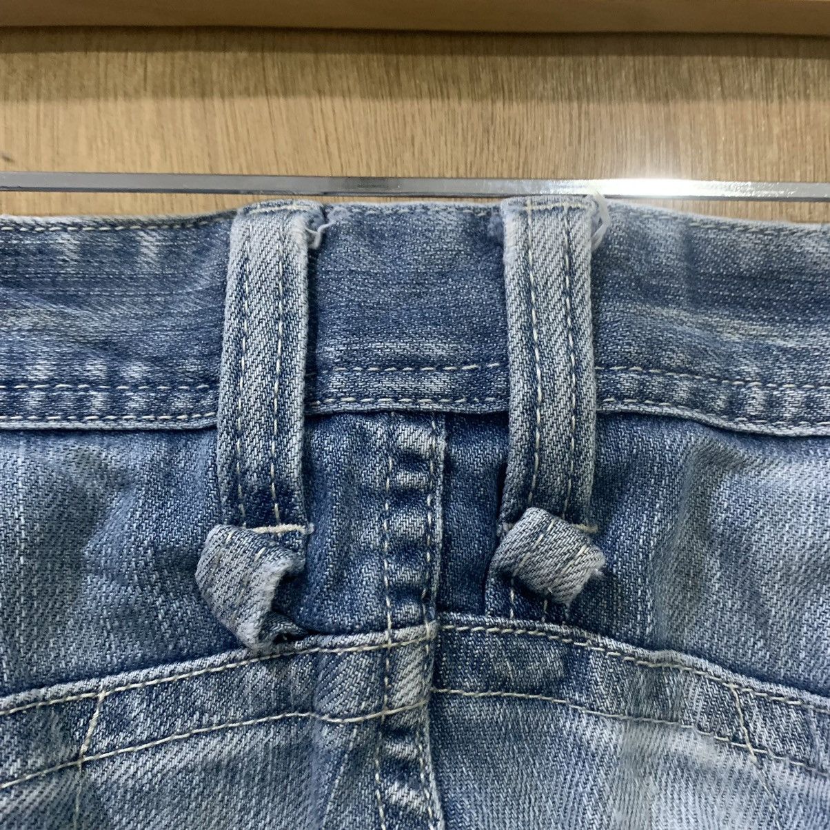 Avirex AVIREX USA Airforce Patchwork Boro Double Knee Denim Jeans Size US 31 - 16 Thumbnail
