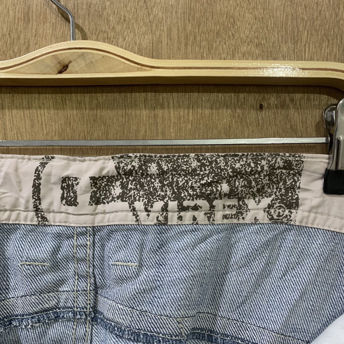 Avirex AVIREX USA Airforce Patchwork Boro Double Knee Denim Jeans Size US 31 - 22 Thumbnail
