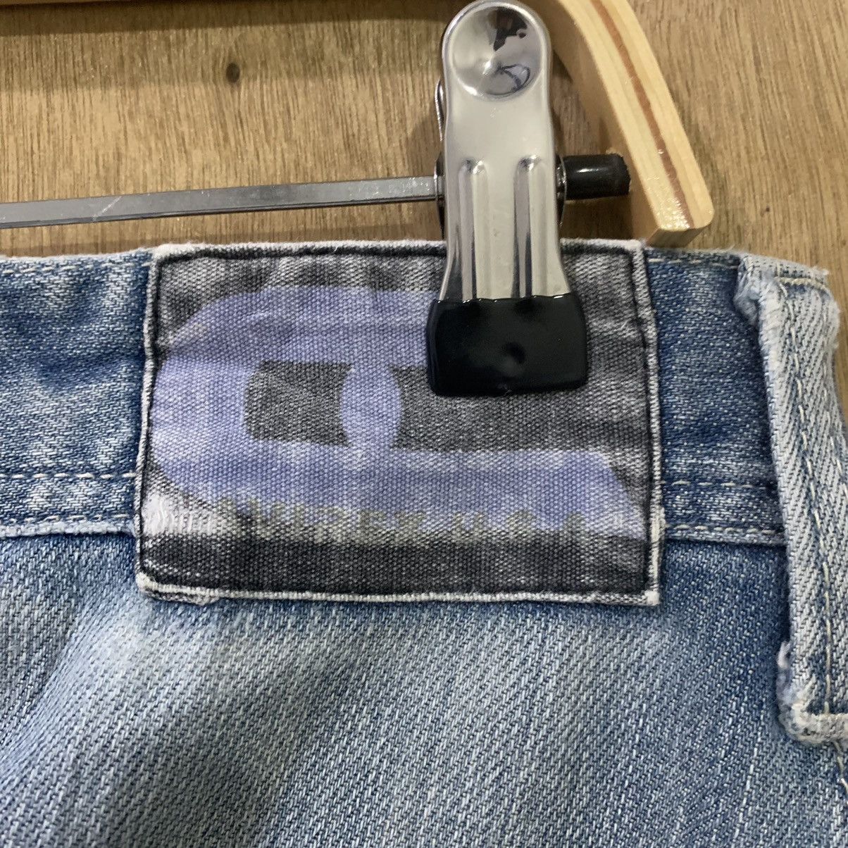 Avirex AVIREX USA Airforce Patchwork Boro Double Knee Denim Jeans Size US 31 - 18 Thumbnail
