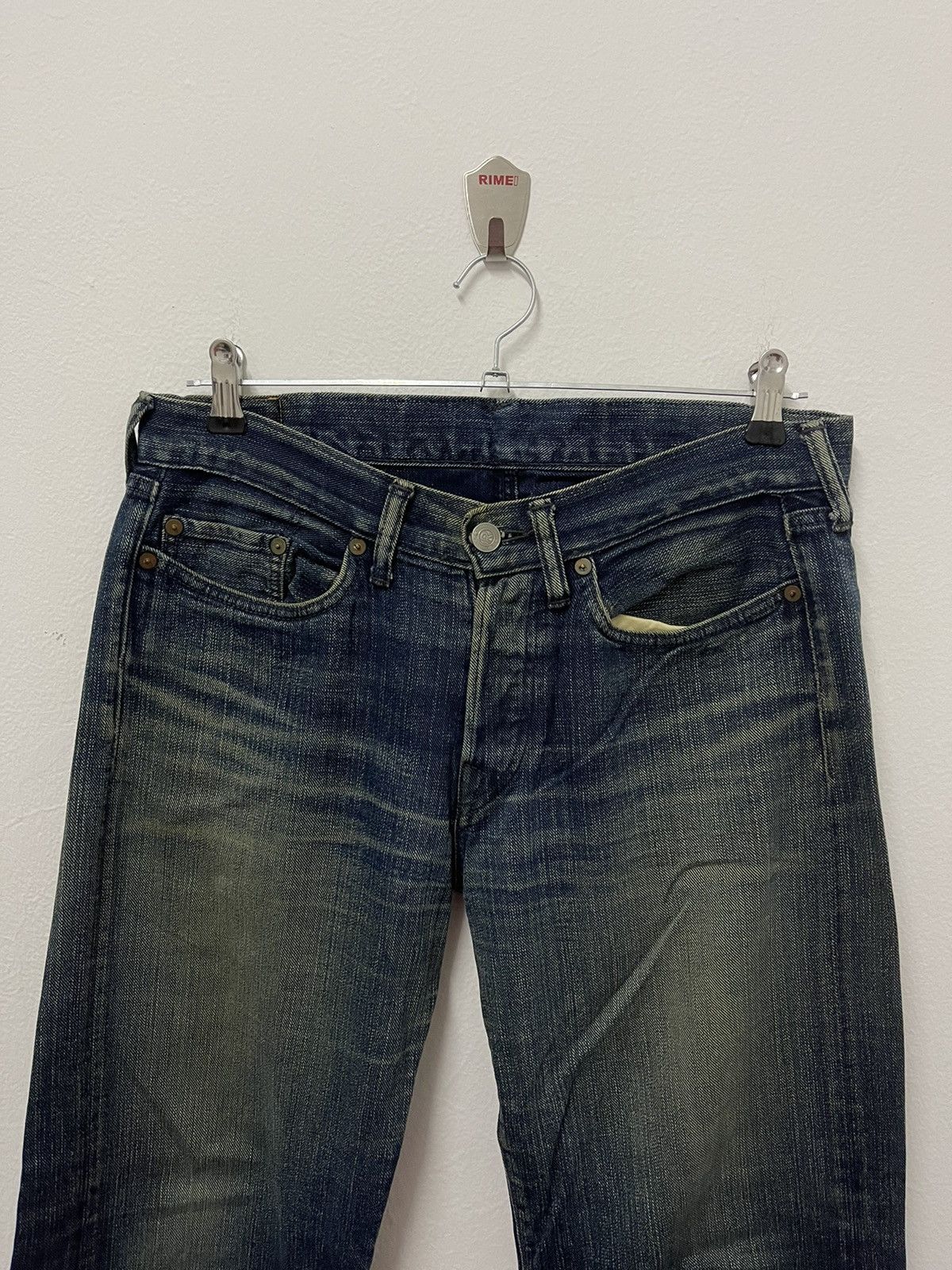 45rpm × Japanese Brand × Vintage Vintage 45 Rpm Denim Jeans Made In Japan Size US 32 / EU 48 - 2 Thumbnail