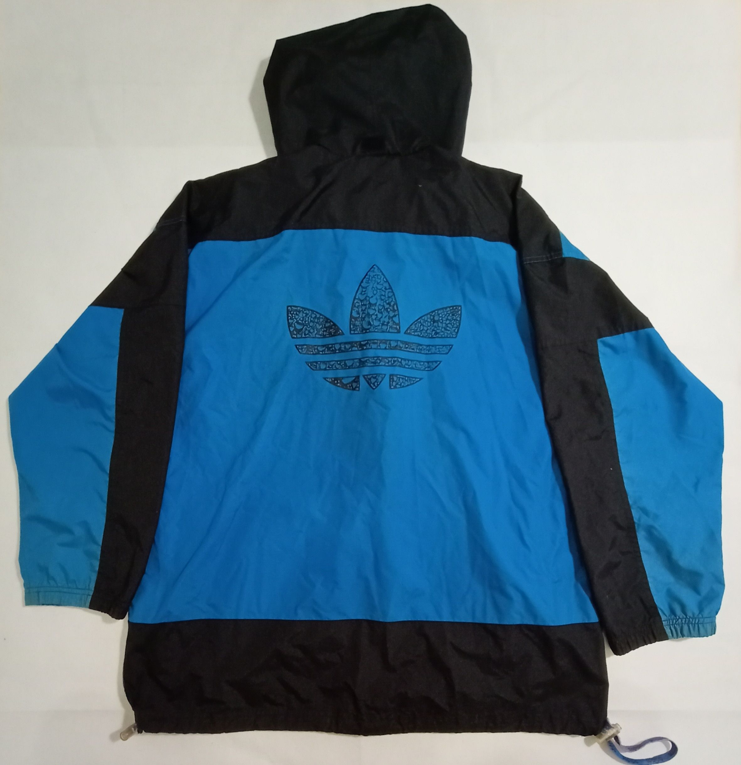 Adidas Adidas Trefoil Windbreaker Hoodie Jacket Big Logo Size US XL / EU 56 / 4 - 1 Thumbnail