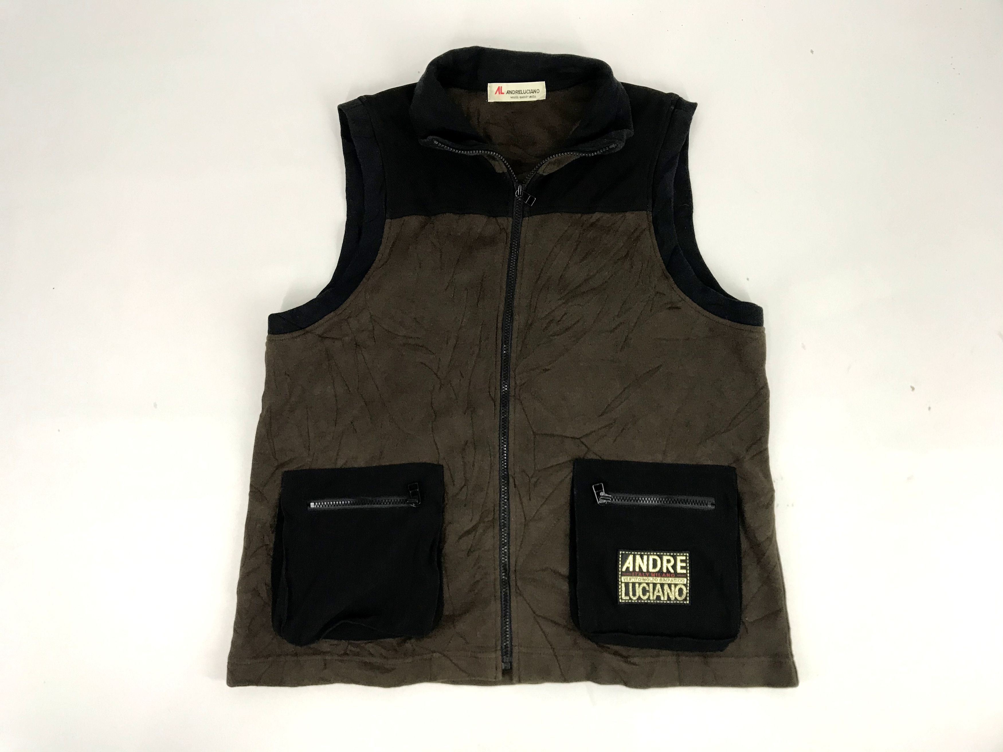Designer Vintage Andre Luciano Tactical Vest Jacket Size US M / EU 48-50 / 2 - 1 Thumbnail