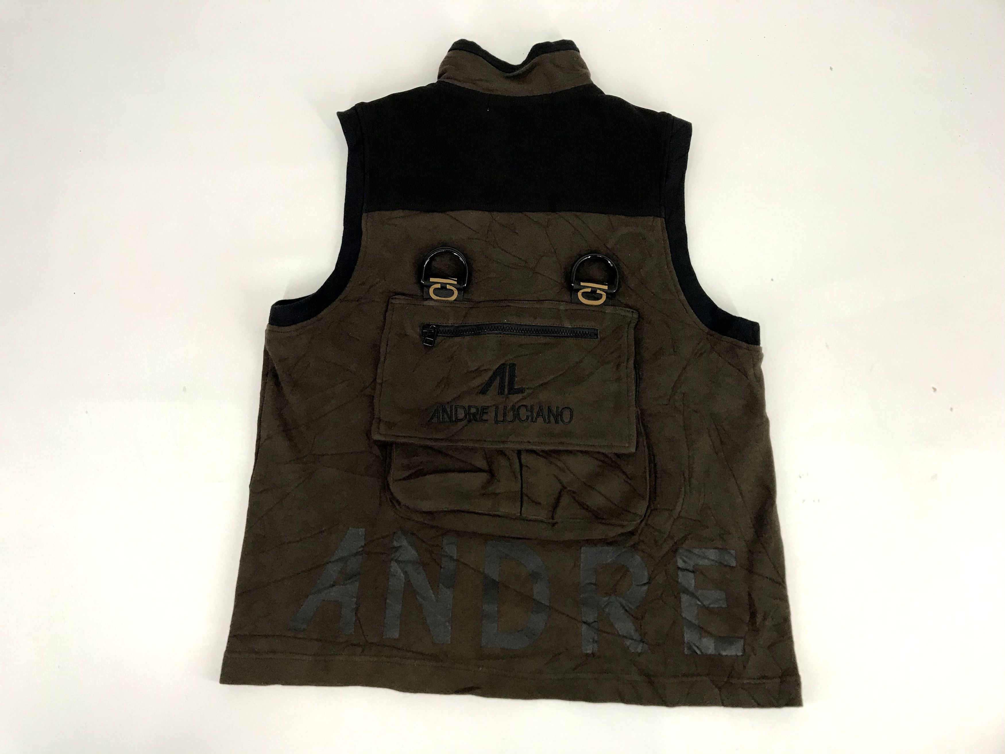 Designer Vintage Andre Luciano Tactical Vest Jacket Size US M / EU 48-50 / 2 - 2 Thumbnail