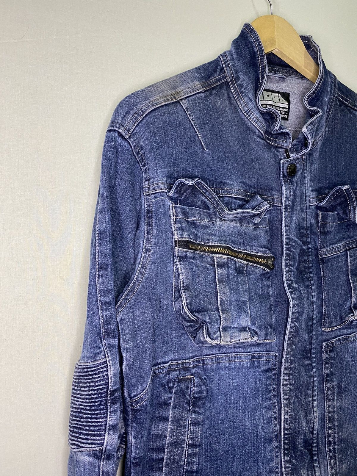 Japanese Brand Tora Biker Jacket Style Distressed Size US L / EU 52-54 / 3 - 2 Thumbnail