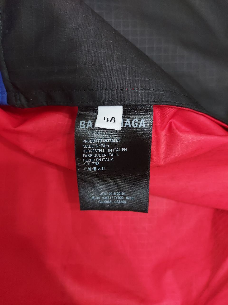 Balenciaga *New* Colorblock Logo Windbreaker Jacket Size US M / EU 48-50 / 2 - 4 Thumbnail