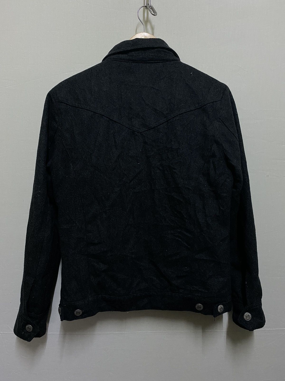 Japanese Brand Jack Rose Biker Jacker Zipper Wool Size US L / EU 52-54 / 3 - 6 Thumbnail
