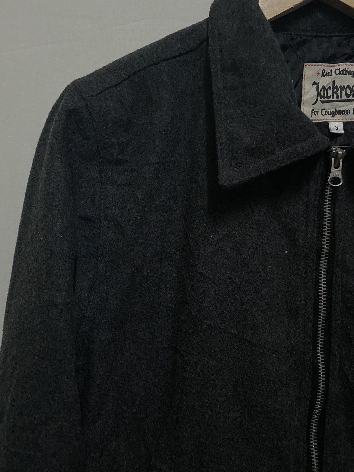 Japanese Brand Jack Rose Biker Jacker Zipper Wool Size US L / EU 52-54 / 3 - 2 Thumbnail