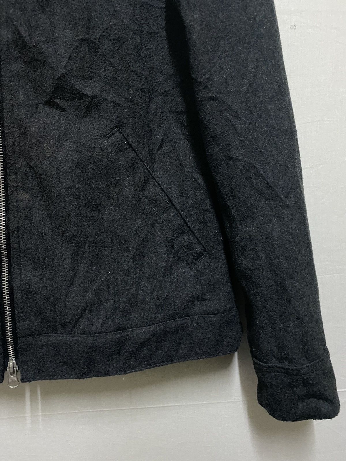 Japanese Brand Jack Rose Biker Jacker Zipper Wool Size US L / EU 52-54 / 3 - 4 Thumbnail