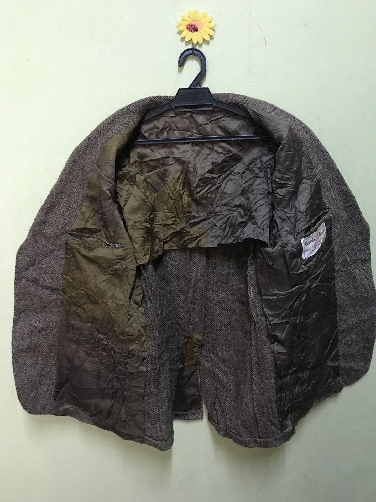Harris Tweed Harris Tweed Blazer Brown Wool Scotland 2 Button Coat Size 40R - 4 Thumbnail