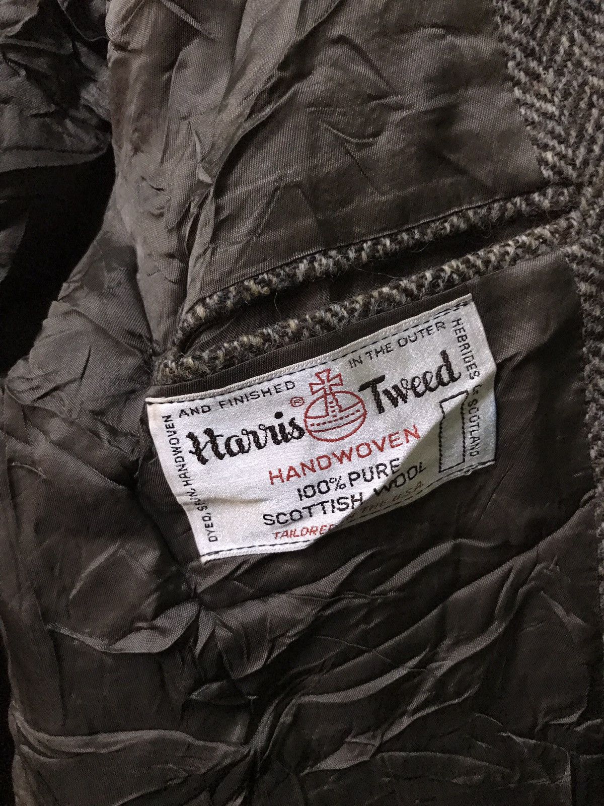 Harris Tweed Harris Tweed Blazer Brown Wool Scotland 2 Button Coat Size 40R - 5 Thumbnail