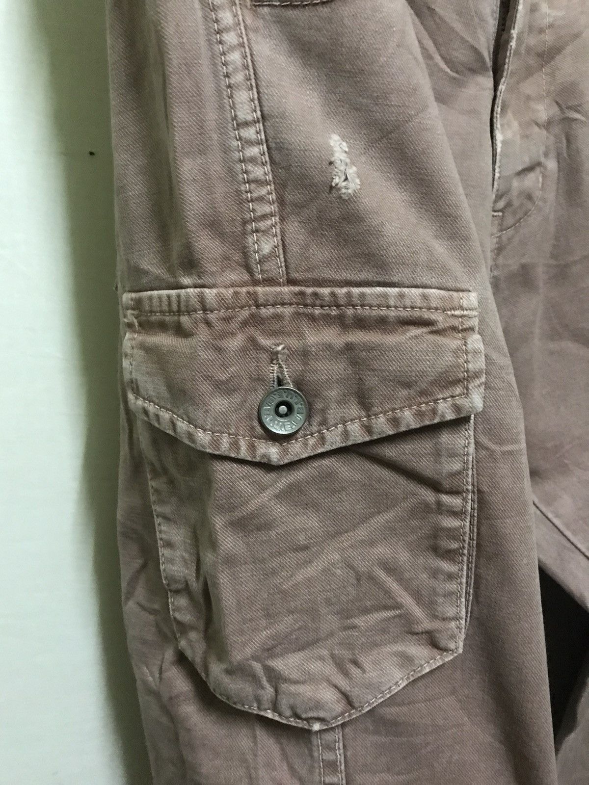 Blue Blue Japan × Japanese Brand Blue Blue Japan Brand Side Pocket Distressed Pants Size US 30 / EU 46 - 7 Thumbnail