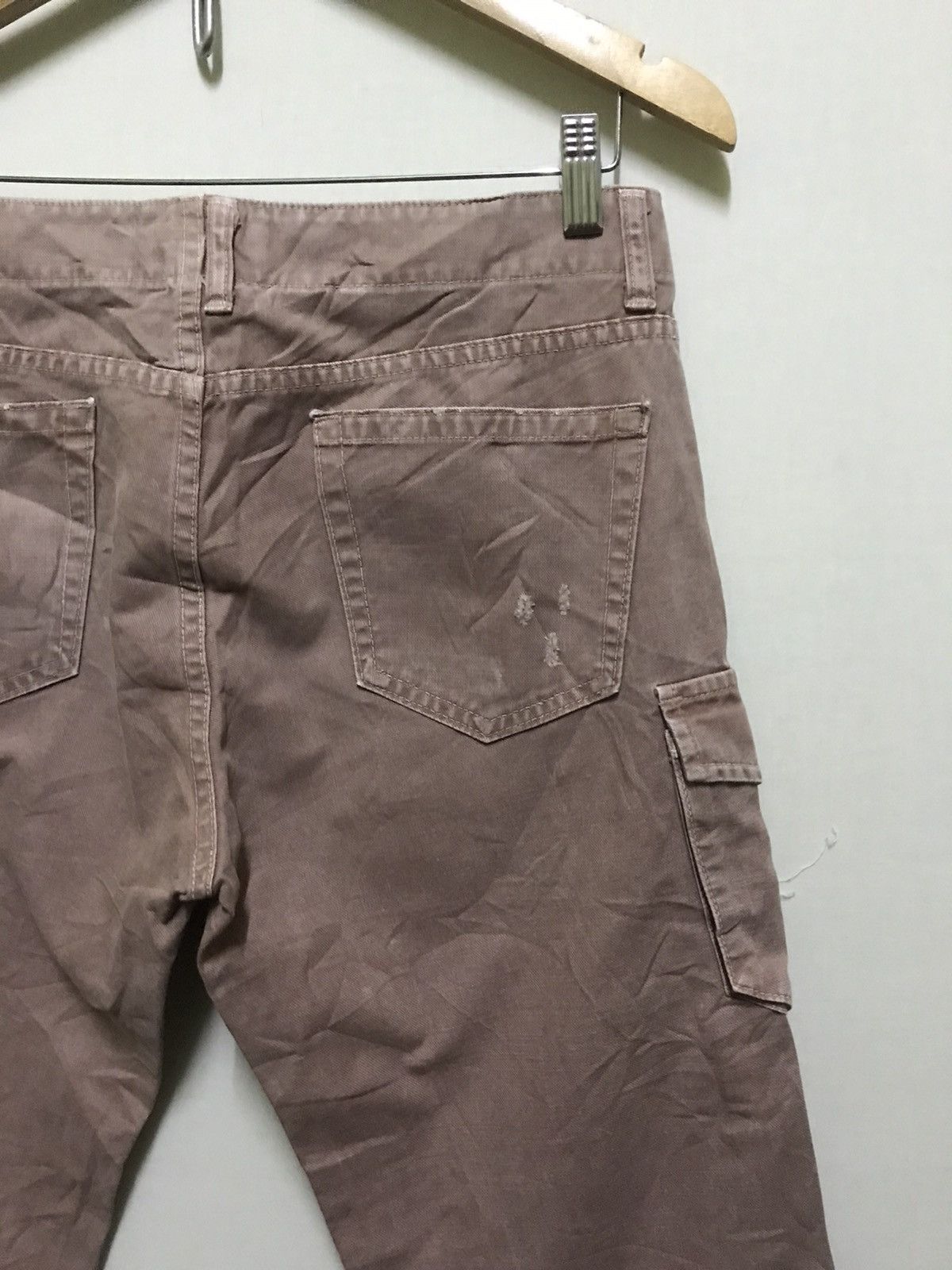 Blue Blue Japan × Japanese Brand Blue Blue Japan Brand Side Pocket Distressed Pants Size US 30 / EU 46 - 11 Thumbnail