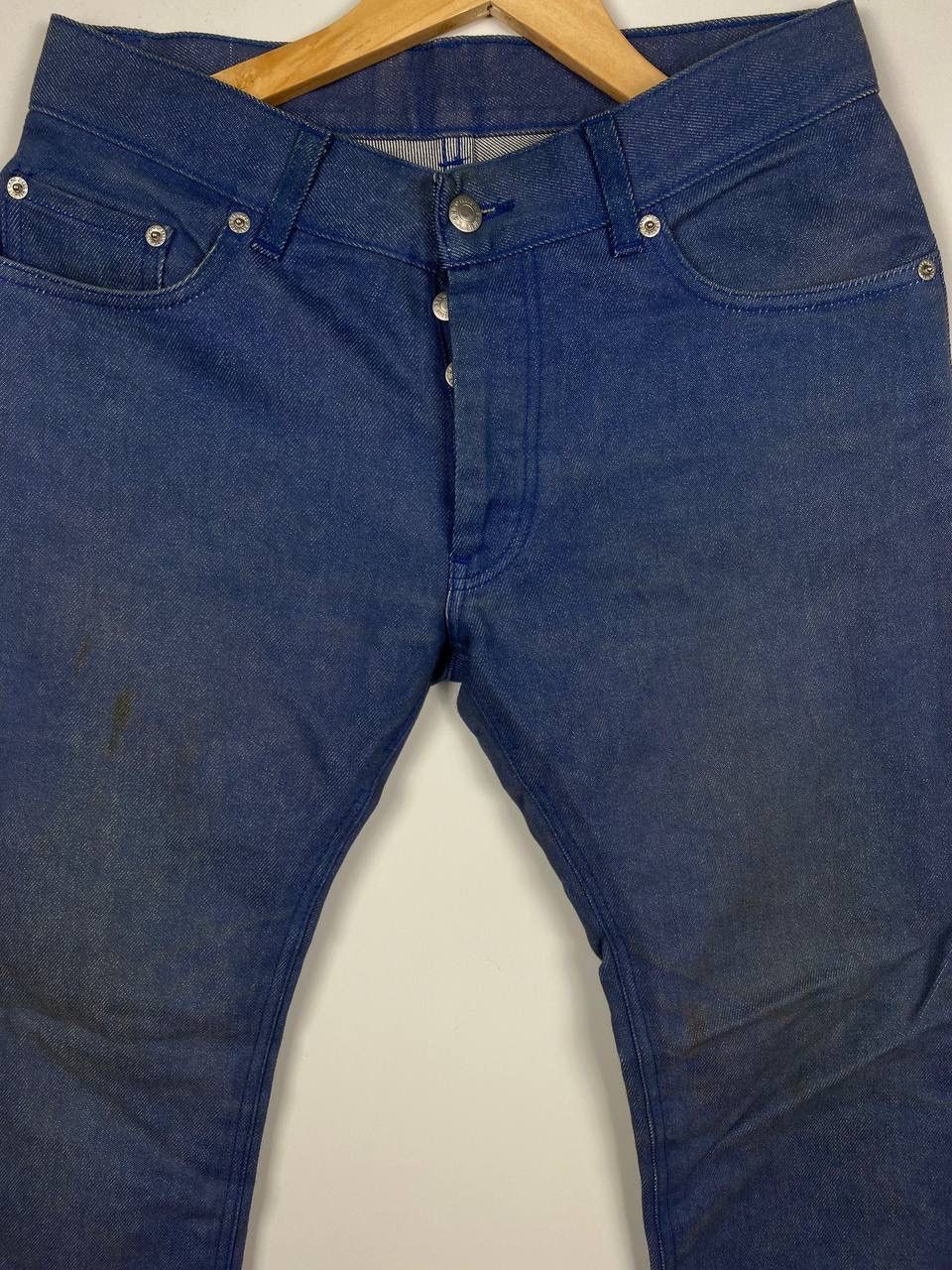 Helmut Lang AW00 Helmut Lang Raw Denim Bootcut Stained Jeans Size US 30 / EU 46 - 3 Thumbnail
