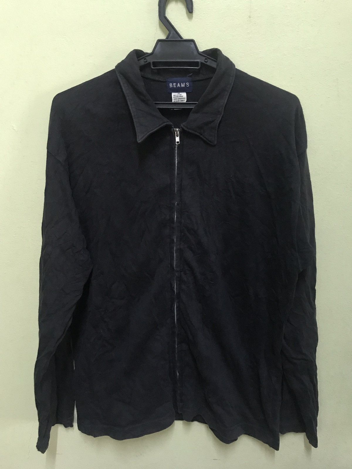 Beams Plus Distressed Long Sleeve Zipper Faded Size US M / EU 48-50 / 2 - 1 Thumbnail